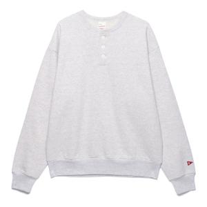 ヘルスニット クラシック スウェット ヘンリーネック アッシュグレー メンズ レディース HEALTHKNIT CLASSIC SWEAT HENLY NECK ASH GREY