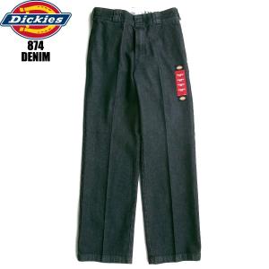 DICKIES 874 DENIM ONE WASH BLACK DB2040 L30 ディッキーズ 874 デニム ワークパンツ ワンウォッシュ ブラック メンズ レディース