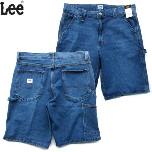 LEE USA Legendary Workwear Carpenter Short MID DARK 112346366 リー デニム カーペンター ショートパンツ ペインター ショーツ ブルー