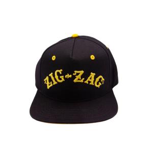ジグザグ メンズ レディース ロゴ スナップバック キャップ 帽子 ブラック メンズ レディース ZIG-ZAG LOGO SNAPBACK CAP BLACK｜americanrushstore
