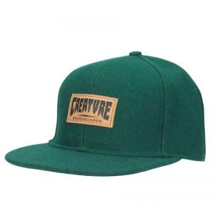 CREATURE / クリーチャー LOGO WOOL ADJUSTABLE CAP キャップ FOREST GREEN グリーン｜americanrushstore