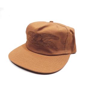 アンタイヒーロー アンチヒーロー スナップバック キャップ ブラウン メンズ スケート ANTIHERO BASIC EAGLE SNAPBACK CAP BROWN｜americanrushstore