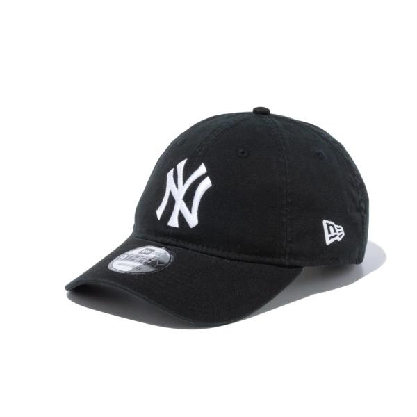 ニューエラ ウォッシュド ダック ニューヨーク・ヤンキース キャップ ブラック NEW ERA 9T...