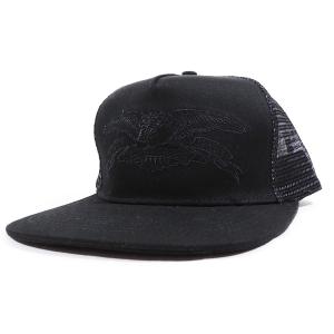 アンタイヒーロー アンチヒーロー ベーシック イーグル スナップバック メッシュ キャップ ブラック 帽子 ANTIHERO BASIC EAGLE SNAPBACK MESH CAP BLACK｜americanrushstore