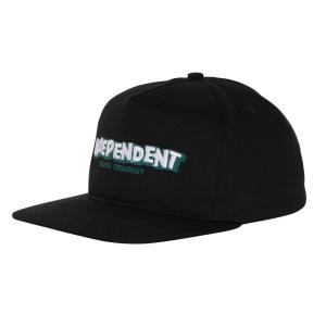 インディペンデント トラック スナップバック キャップ ブラック 帽子 INDEPENDENT BOUNCE SNAPBACK CAP BLACK MID PROFILE｜americanrushstore