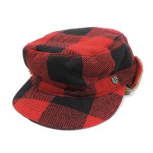 ブリクストン メンズ レディース ロッジ ハット レッド チェック キャップ 帽子 BRIXTON LODGE CAP RED PLAID HAT｜americanrushstore