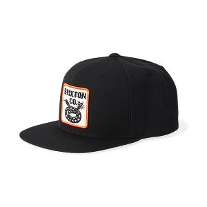 ブリクストン スナップバック キャップ ブラック 帽子 BRIXTON HOMER MP SNAPBACK CAP BLACK 11628｜americanrushstore