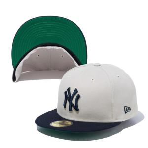 ニューエラ ニューヨーク ヤンキース キャップ ストーン ネイビー NEW ERA 59FIFTY Powered by GORO NAKATSUGAWA (min-nano) NEWYORK YANKEES CAP STONE｜americanrushstore