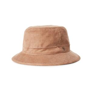 ブリクストン コーデュロイ バケットハット 帽子 茶 ブラウン メンズ レディース スケート サーフ BRIXTON B-SHIELD CORDUROY BUCKET HAT HIDE｜americanrushstore