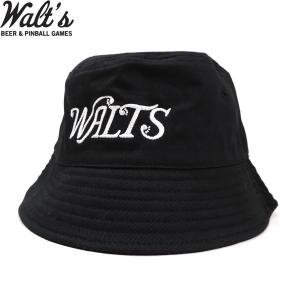 Walt's bar ロゴ メッシュキャップ 黒 WALT'S BAR OG LOGO 6PANEL NYLON STRAP BACK MESH CAP BLACK ワルツ