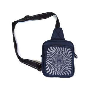 スピットファイヤー メンズ レディース ビッグヘッド ボディバッグ ネイビー リフレクター スケート SPITFIRE BIGHEAD CROSSBODY BAG NAVY｜americanrushstore