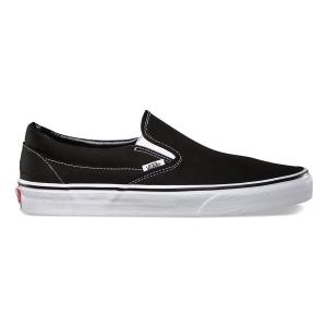 バンズ クラシック スリッポン ブラック メンズ レディース スケートシューズ 黒 VANS CLASSIC SLIP-ON BLACK VN000EYEBLK｜americanrushstore