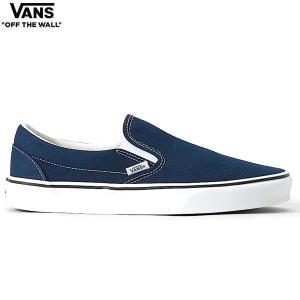 VANS CLASSIC SLIP-ON DUCK CANVAS Dress Blue VN000Z7ALKZ バンズ メンズ スニーカー クラシック スリッポン ドレス ブルー ネイビー シューズ 靴
