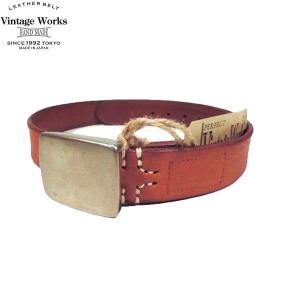 ButtonWorksAmerica ボタンワークス アメリカ EndConcho Belt Brown