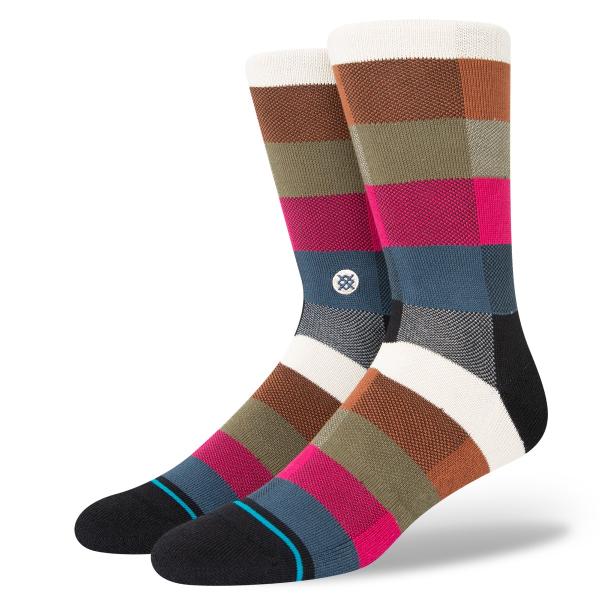 スタンス ソックス クルー 靴下 ブラック メンズ レディース STANCE SOCKS CRYPT...