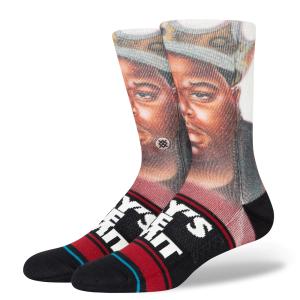 スタンス ソックス メンズ クルーソックス ビギー・スモールズ  コラボレート ブラック 靴下 STANCE SOCKS SKYS THE LIMIT NOTORIOUS B.I.G. BLACK｜americanrushstore