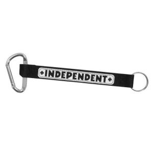 INDEPENDENT / インデペンデント BAR CARABINER KEY RING カラビナ キーリング BLACK ブラック｜americanrushstore