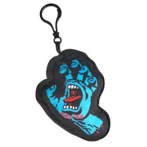 サンタクルーズ スクリーミングハンド プラッシュ キーチェーン ブラック メンズ スケート サーフ SANTA CRUZ SCREAMING HAND PLUSH KEY CHAIN BLACK｜americanrushstore