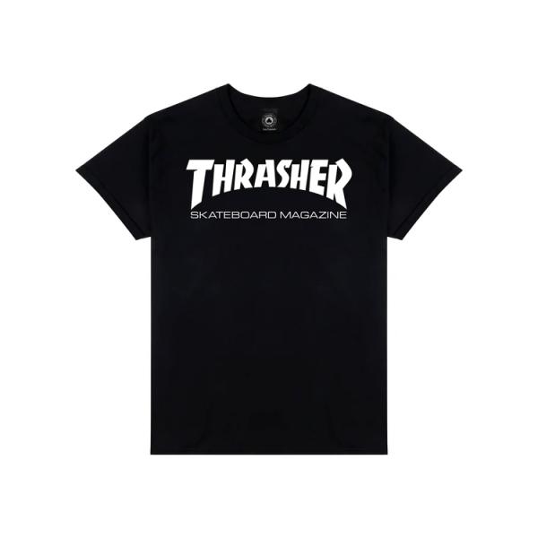 スラッシャー マガジン ユース スケート マグ ロゴ 半袖 Tシャツ ブラック 子供服 キッズ TH...