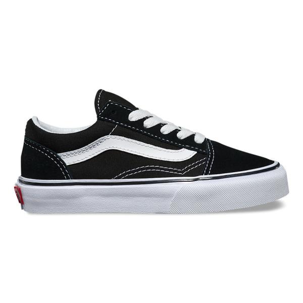 バンズ ボーイズ オールドスクール ブラック 黒 子供靴 スニーカー VANS KID&apos;S OLD ...