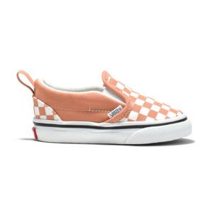 バンズ トドラー スリッポン ベルクロ チェッカーボード キッズ 子供用 スニーカー 靴 VANS TODDLER SLIP-ON V COLOR THEORY CHECKERBOARD SUN BAKED KID'S｜americanrushstore