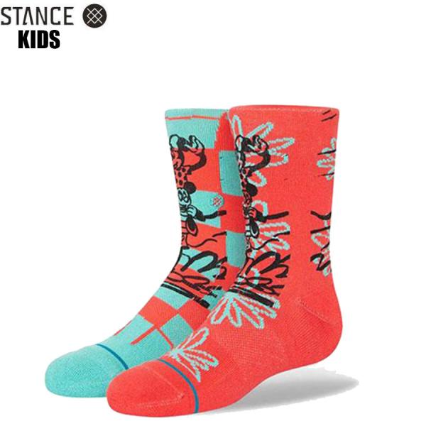 スタンス ソックス キッズ クルーソックス ブルー ラス ポープ タンデム ディズニー ミッキー 子...