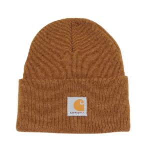 キッズ カーハート アクリル ウォッチ ハット カーハートブラウン ビーニー ニットキャップ ユース KIDS CARHARTT ACRYLIC WATCH HAT CARHARTT BROWN CB8905｜americanrushstore