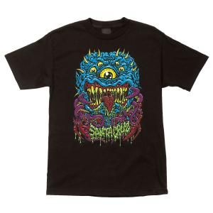 サンタクルーズ キッズ ユース フリーク 半袖Ｔシャツ ブラック SANTACRUZ KIDS FREAK T-SHIRT  BLACK｜americanrushstore