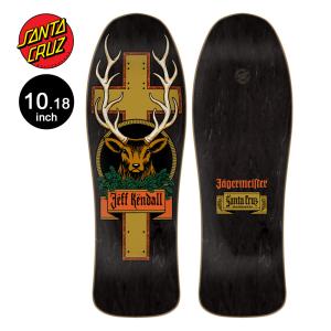 SANTA CRUZ サンタクルーズ スケボー デッキ 10.18 JGERMEISTER KENDALL DEER REISSUE DECK ジェフ・ケンダル 80' リイシュー オールドスクール 復刻 (2405)｜americanstreetstyle