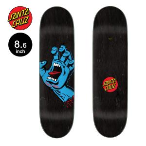サンタクルーズ SANTA CRUZ スケボー デッキ 8.6 SCREAMING HAND BLACK TEAM DECK スクリーミングハンド スケートボード ストリート 板 (2211)