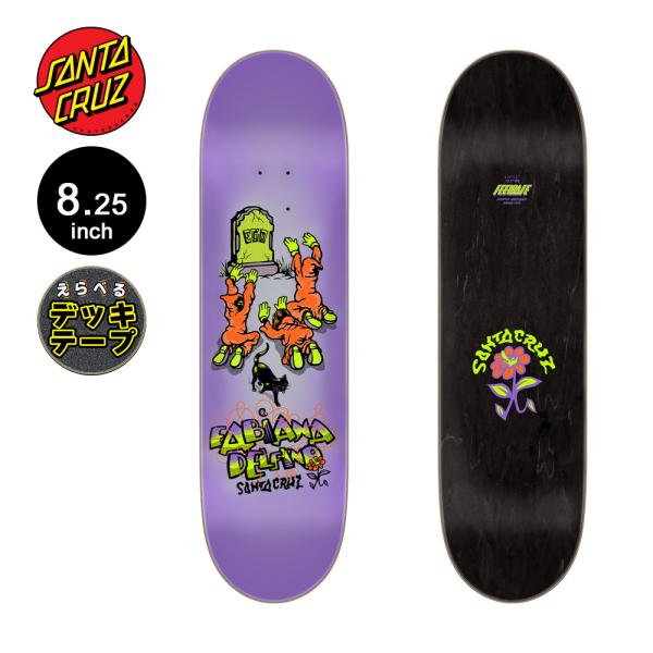 サンタクルーズ SANTA CRUZ スケボー デッキ 8.25 FEELBASE DELFINO ...
