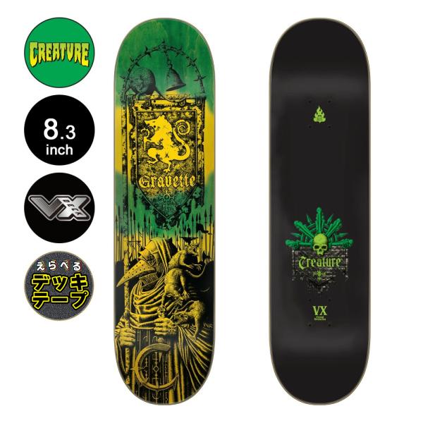クリーチャー CREATURE スケボー デッキ 8.3 GRAVETTE MESSENGER VX...