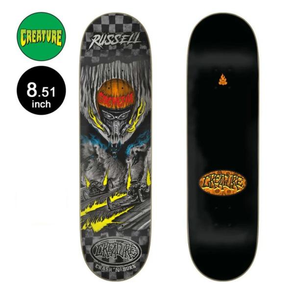 クリーチャー CREATURE スケボー デッキ 8.51 RUSSELL CRASH AND BU...