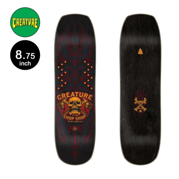 クリーチャー CREATURE スケボー デッキ 8.75 CHOP SHOP PINSTRIPE ...