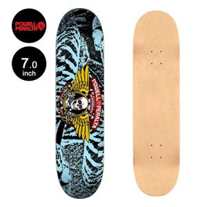 パウエル・ペラルタ POWELL PERALTA スケボー デッキ 7.0 WINGED RIPPER BLACK/LIGHT BLUE DECK SHAPE 239 リッパー スケートボード ストリート (2509)