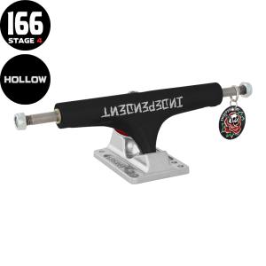 インディペンデント INDEPENDENT 166 HOLLOW DRESSEN BLACK/SILVER STANDARD TRUCKS(STAGE4) トラック スタンダード 1個(2602)