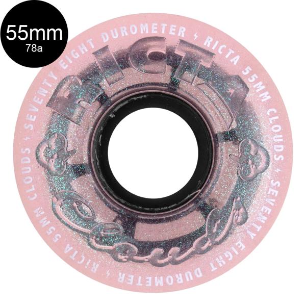 リクタ RICTA 55mm CLOUDS IRIDESCENT PINK 78A WHEELS ソ...