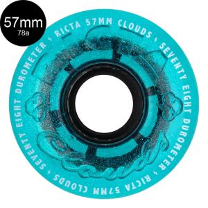 リクタ RICTA 56mm CLOUDS SKY BLUE 86A WHEELS ソフトウィール 4個