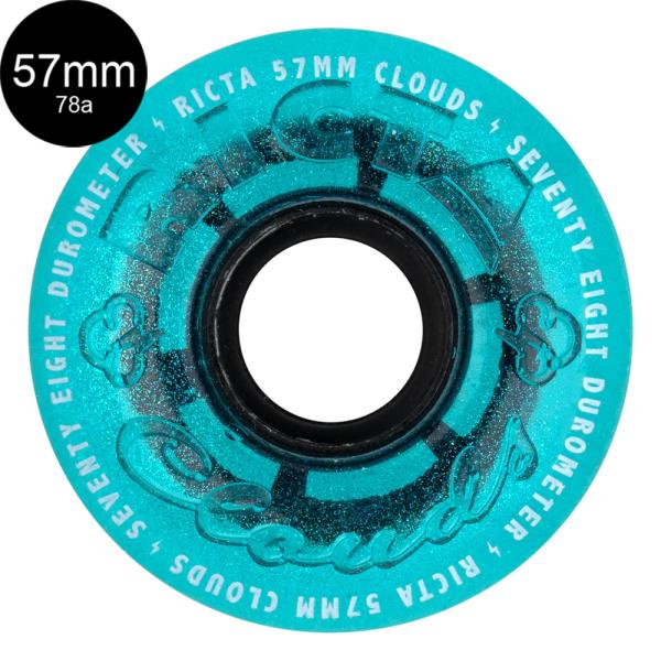 リクタ RICTA 57mm CLOUDS IRIDESCENT BLUE 78A WHEELS ソ...