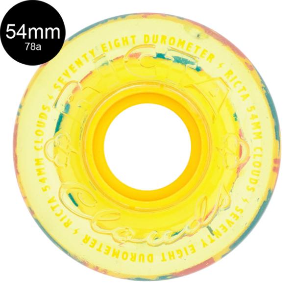 リクタ RICTA 54mm CLEAR SPLATTER CLOUDS CAMO YELLOW 7...