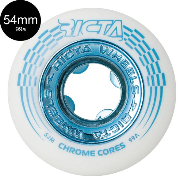 RICTA リクタ 54mm CHROME CORE WHITE/TEAL 99A WHEELS ハ...