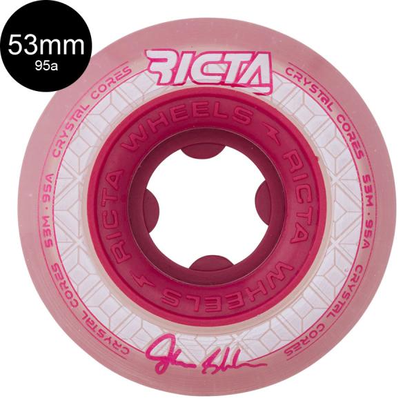 RICTA リクタ 53mm CRYSTAL CORES SHANAHAN 95A RED WHEE...