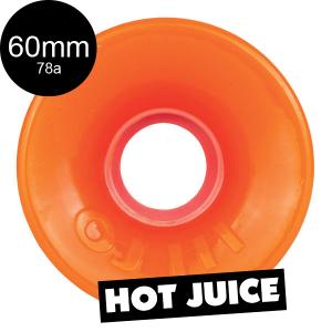 オージェイウィール OJ WHEELS 75mm THUNDER JUICE 78A ORANGE ソフト