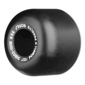 POWELL PERALTA パウエルペラルタ MINI-CUBIC 64mm 95A BLACK (4pack) （95A） ウィール スケートボード 4個1セット (スケートボード1台分) スケボーの商品画像