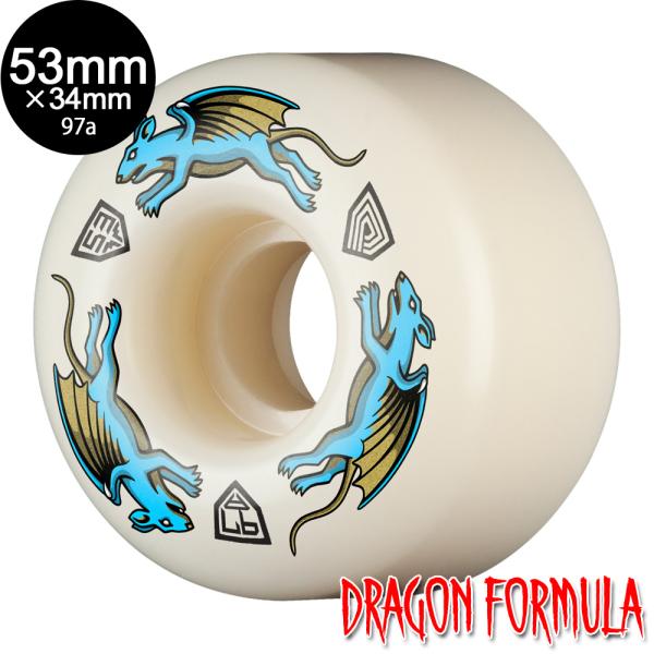 パウエル・ペラルタ POWELL PERALTA 53mm x 34mm NANO RATS DRA...