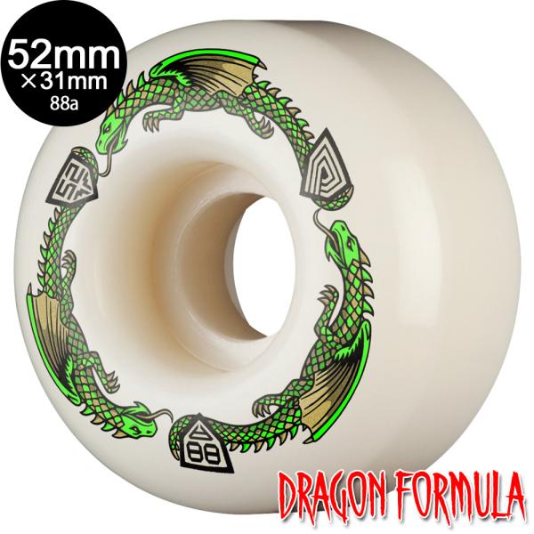 パウエル・ペラルタ POWELL PERALTA 52mm x 31mm DRAGON FORMUL...