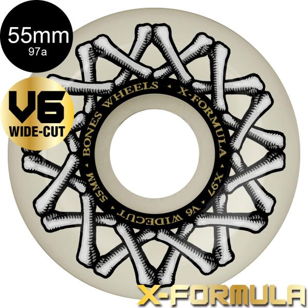 ボーンズ ウィール BONES WHEELS 55mm X-FORMULA V6 WIDECUT 9...