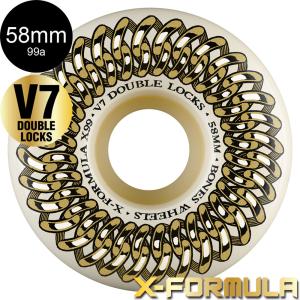 【新品・未使用】スケボー　ウィール　56mm 3個セット ボーンズ ウィール BONES WHEELS 56mm X-FORMULA DOUBLE LOCKS V7 99A