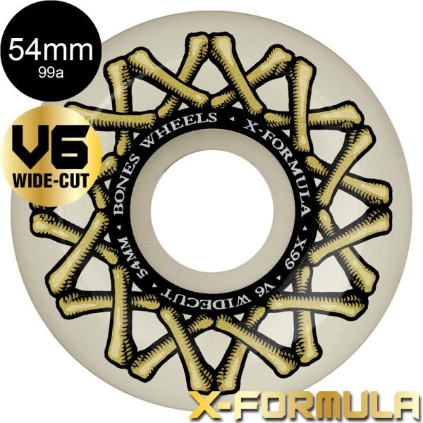 ボーンズ ウィール BONES WHEELS 54mm X-FORMULA V6 WIDECUT 9...