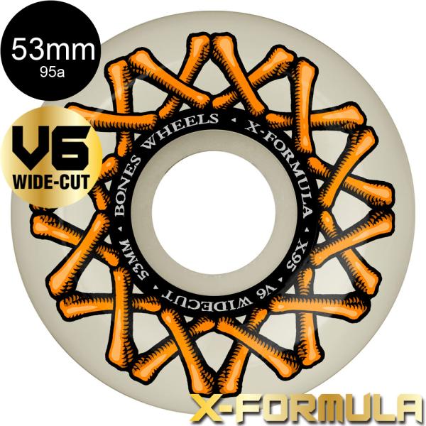 ボーンズ ウィール BONES WHEELS 53mm X-FORMULA V6 WIDECUT 9...